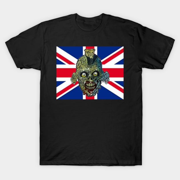 Zombie Punk Britannia T-Shirt by rsacchetto